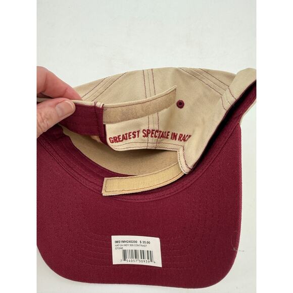 IndyCar 2024 Indianapolis 108th Indy 500 Gainbridge Hat Cap Tan Adjustable New - Picture 8 of 8